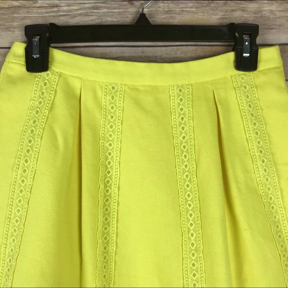 J.crew Cotton Pique Lace Stripe Skirt - Picture 5 of 8